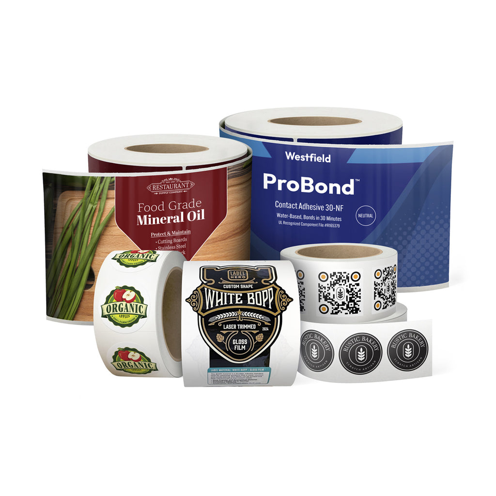 Premium Custom-Printed Roll Labels for Any Product Line | LabelHero
